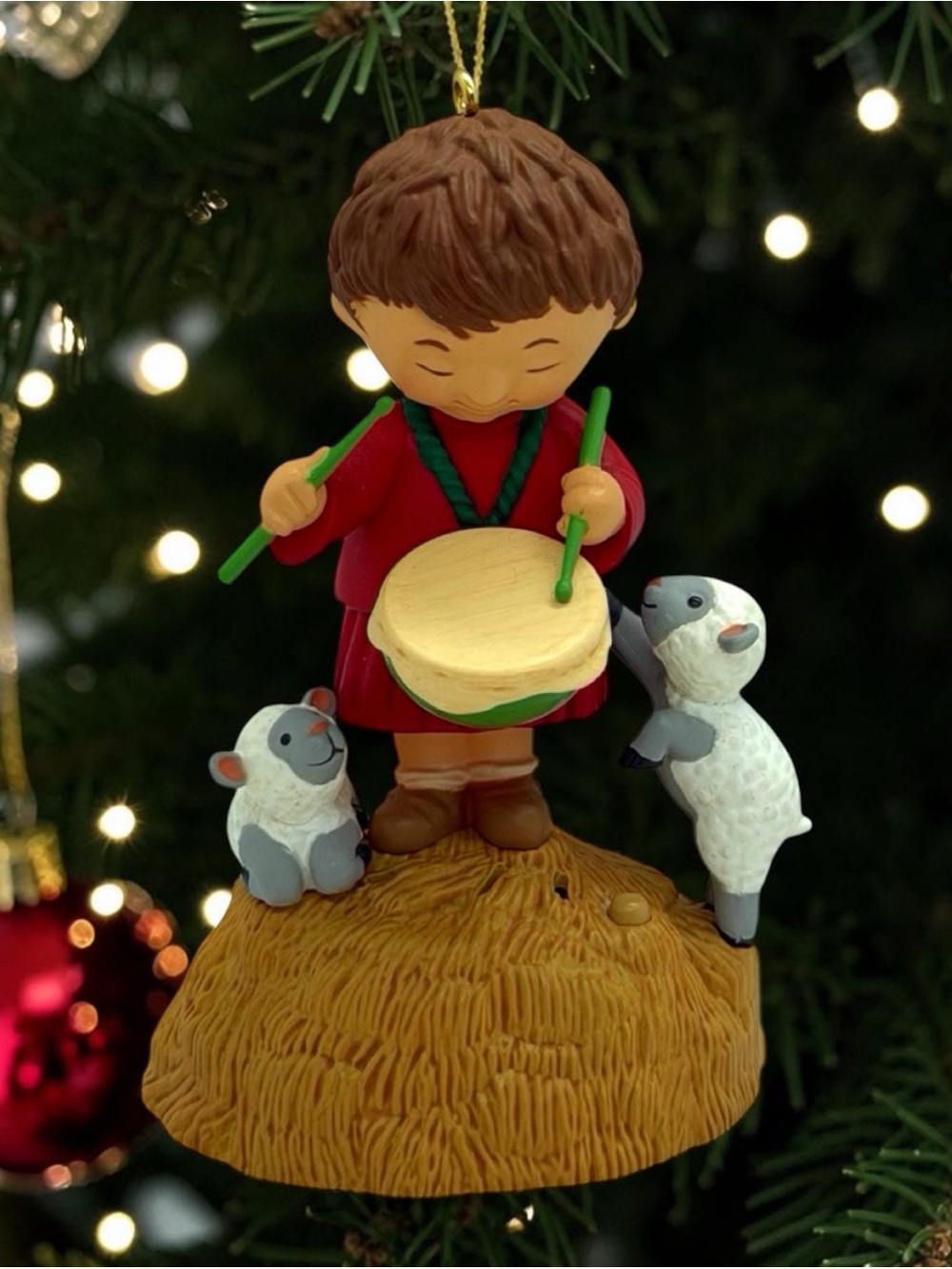 2010 Hallmark Keepsake Ornament Magic Sound "Little Drummer Boy"  QXG3036).